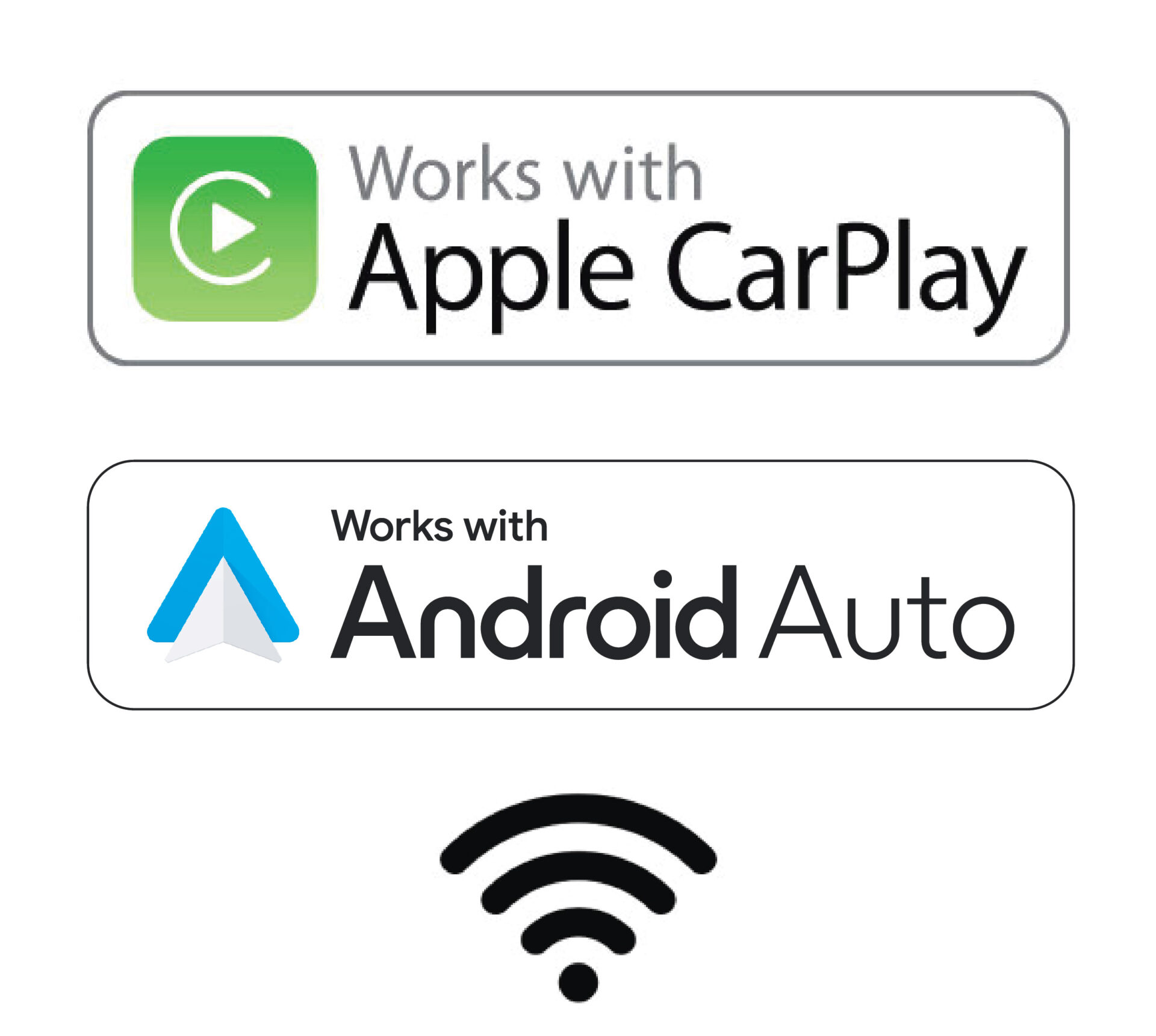 Apple CarPlay y Android Auto™: conecta tu smartphone para acceder a tus apps compatibles, música, llamadas y rutas de forma sencilla.